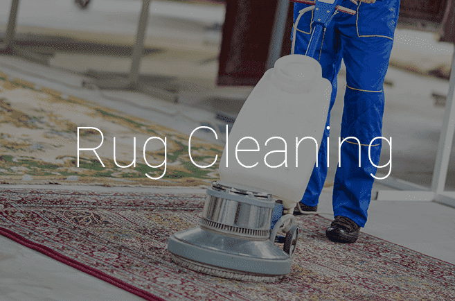 Clean area rug after cleaning